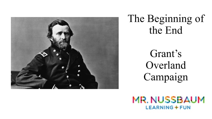 The Overland Campaign: Grant's Push Towards Richmond