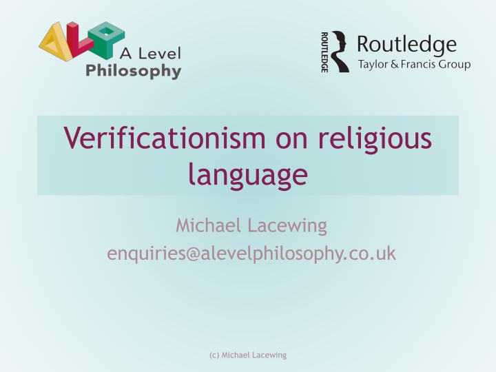 Verificationism on Religious Language