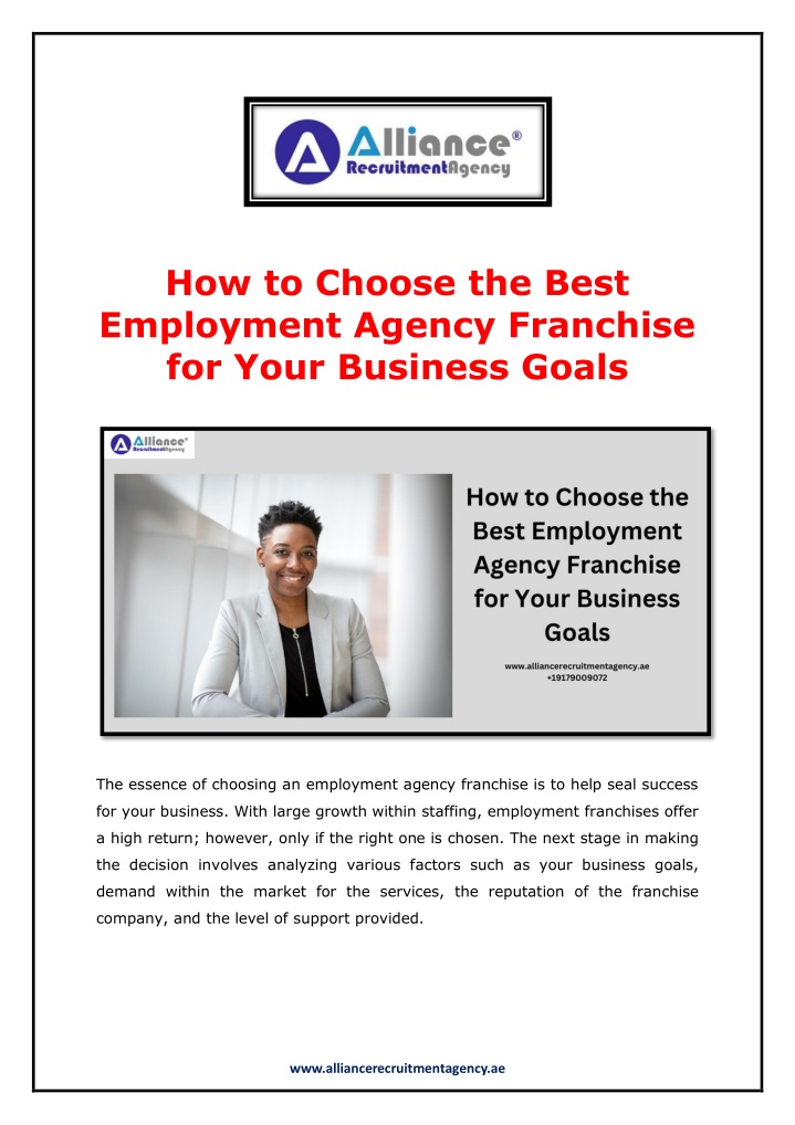 how to choose the best employment agency n.w