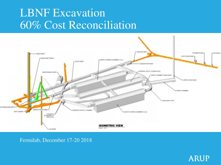 LBNF Excavation Cost Reconciliation Report Dec 2018