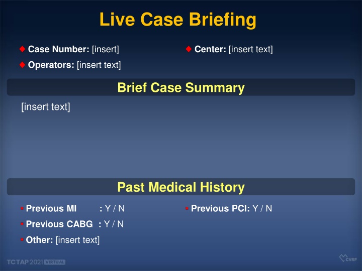 Live Case Briefing Summary