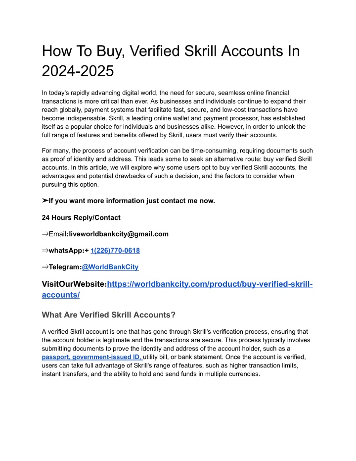 how to buy verified skrill accounts in 2024 2025 n.w
