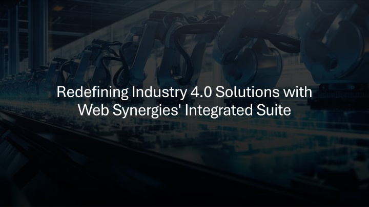 redefining industry 4 0 solutions with n.w