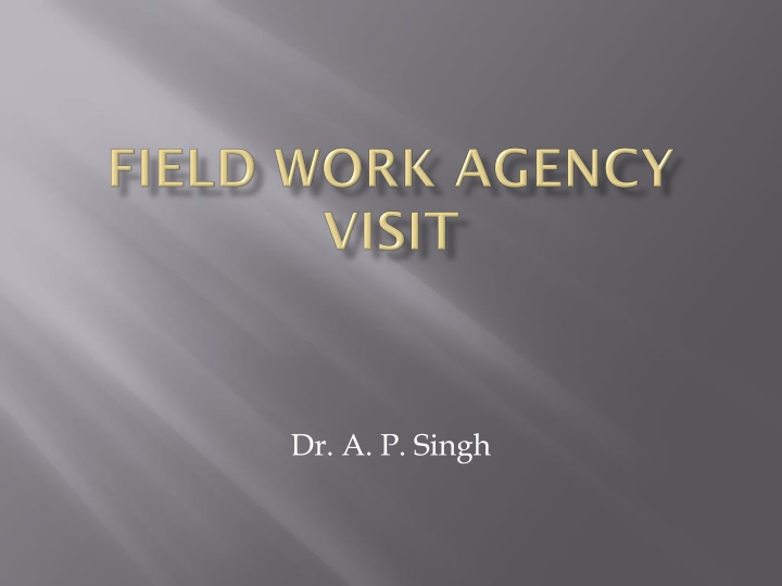 Exploring Field Work Practices in Social Work Educatio