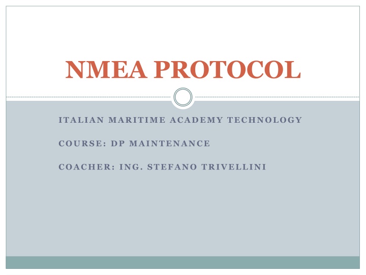 NMEA PROTOCOL
