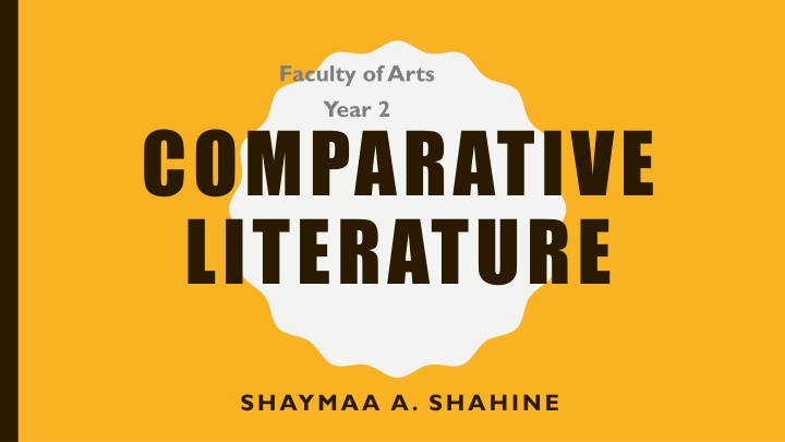 Exploring Comparative Literature: Influence and Evolution