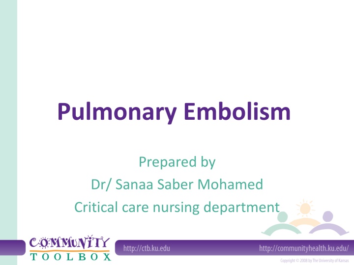Pulmonary Embolism