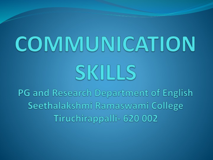 Importance of Communication and Types