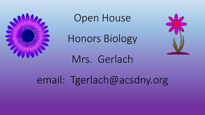 Honors Biology Course Overview