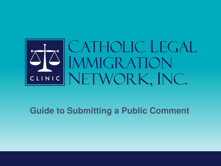 Guide to Submitting a Public Comment
