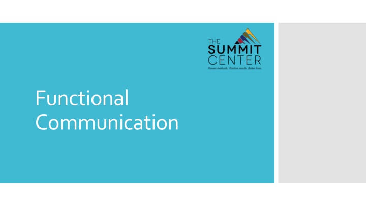 Functional Communication