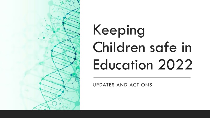 Keeping Children safe in Education 2022