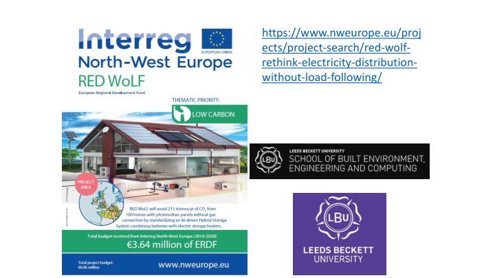 RED WoLF - Rethink Electricity Distribution Without Load Following