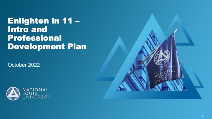 Professional Development Plan Overview for October 2022