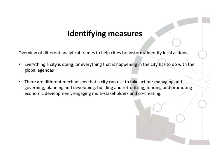 Identifying measures