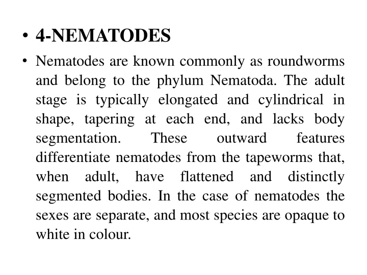 • 4-NEMATODES