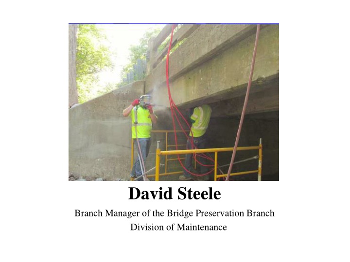 Bridge Preservation and Maintenance: David Steele's Expertise