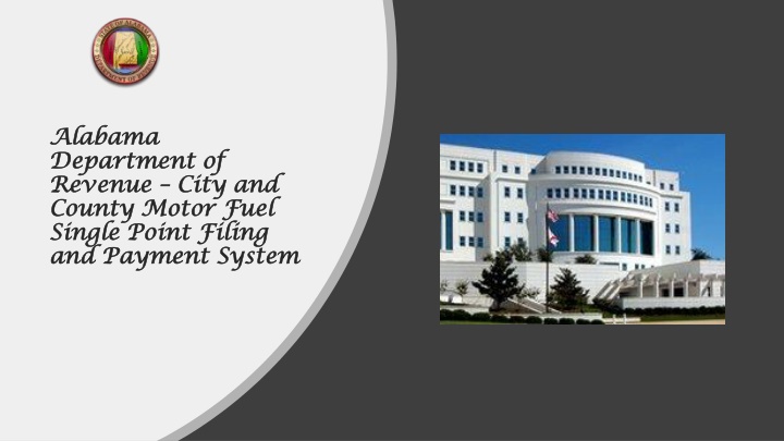 Alabama Department of Revenue: Motor Fuel Single Point System