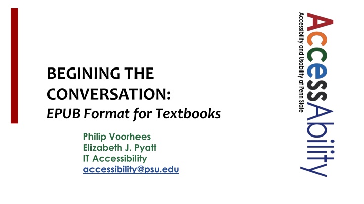 BEGINING THE CONVERSATION