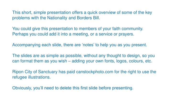Key Problems with Nationality and Borders Bill