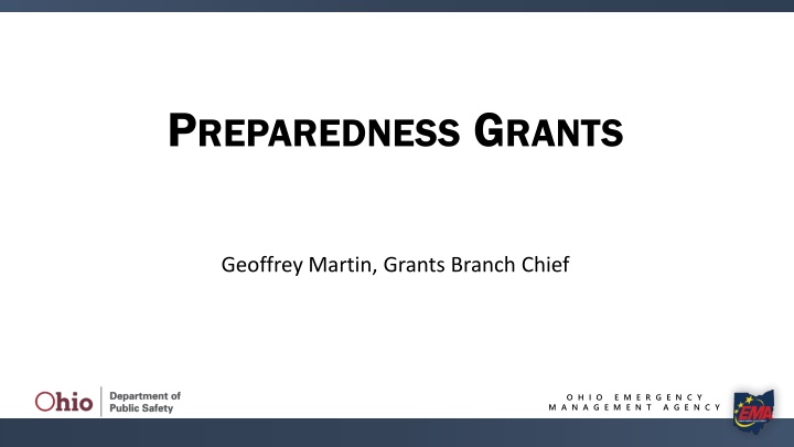 EM Grants Overview FY2022 - Funding and Updates