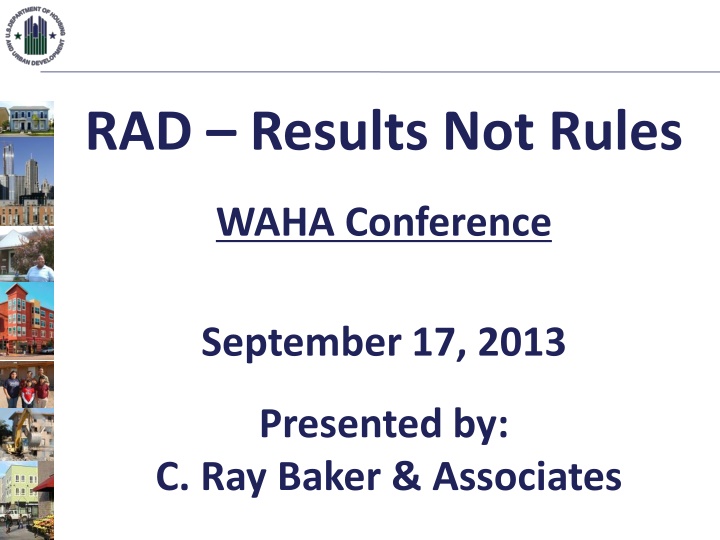 RAD Results Not Rules WAHA Conference