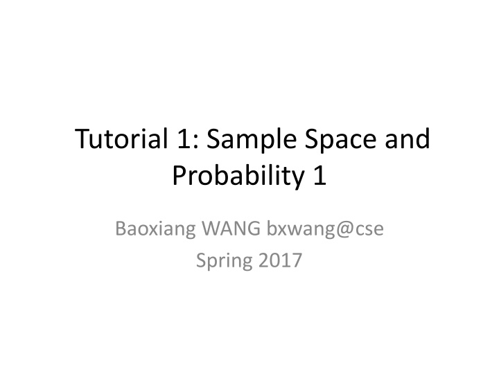 Sample Space and Probability: Understanding Probability Models and Axioms