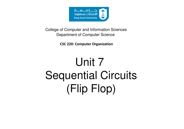 Sequential Circuits in Computer Science