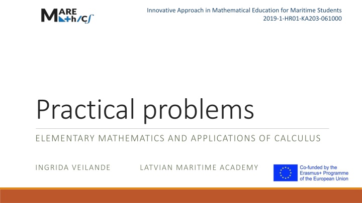 Practical problems