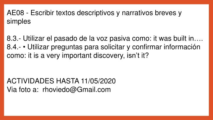 Writing Descriptive and Narrative Texts