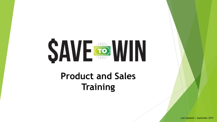 Product and Sales Training Overview