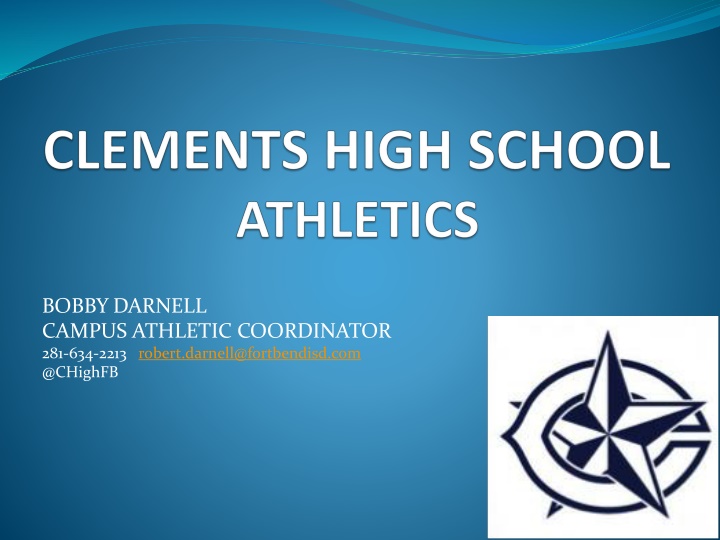 BOBBY DARNELL CAMPUS ATHLETIC COORDINATOR