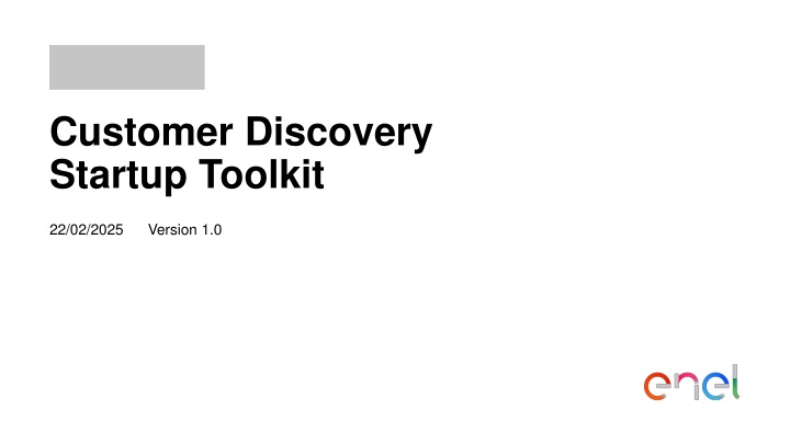 Customer Discovery in Startup Journey