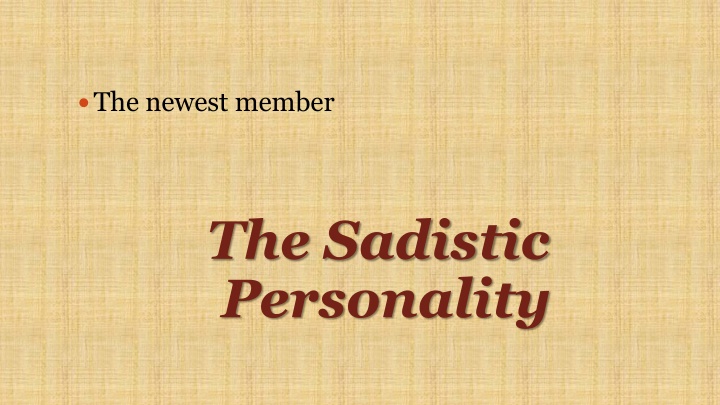 The Dark Psychology of Sadism: Unveiling Disturbing Realities