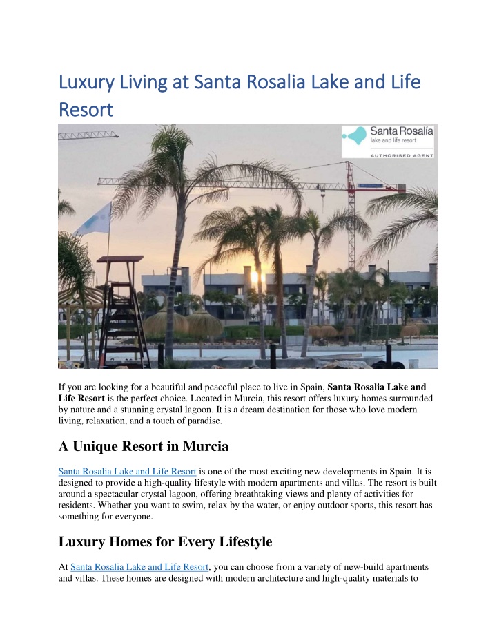 luxury living at santa rosalia lake and life n.w