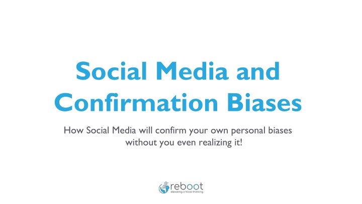 Unveiling Social Media Confirmation Biases