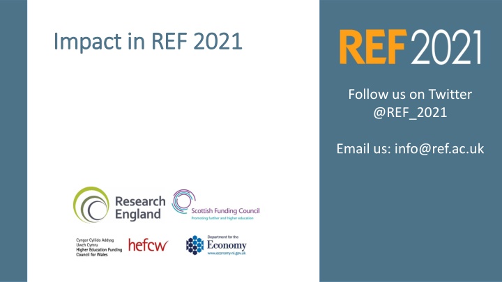 Impact in REF 2021: Case Studies and Criteria