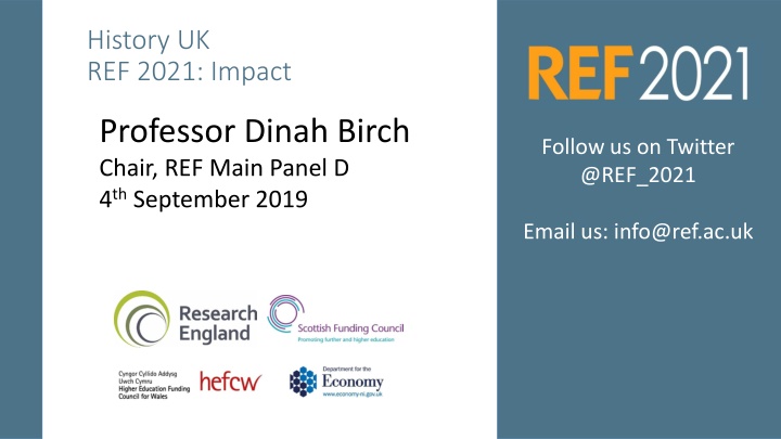 Impact of Professor Dinah Birch on UKREF 2021