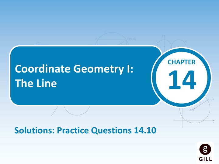 Coordinate Geometry Practice Questions for Lines