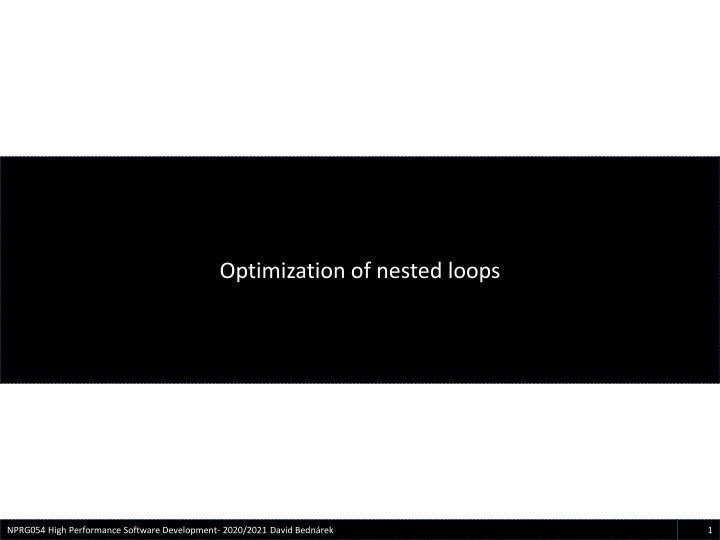Dependency Analysis in High-Performance Software Development