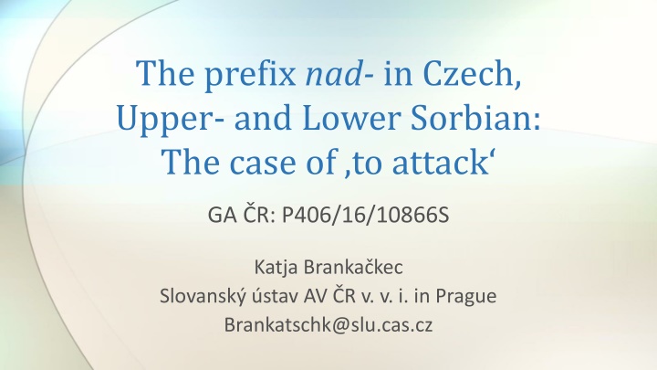 The Prefix 