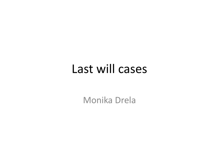 Inheritance Laws and Estate Disputes in Poland