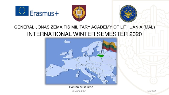 International Winter Semester at General Jonas Emaitis Military Academy: What's New and Challenges