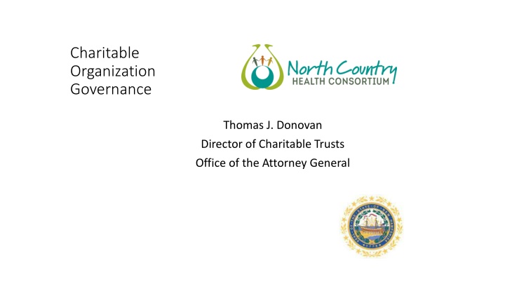 Charitable Organization Governance - Thomas J. Donovan, Director