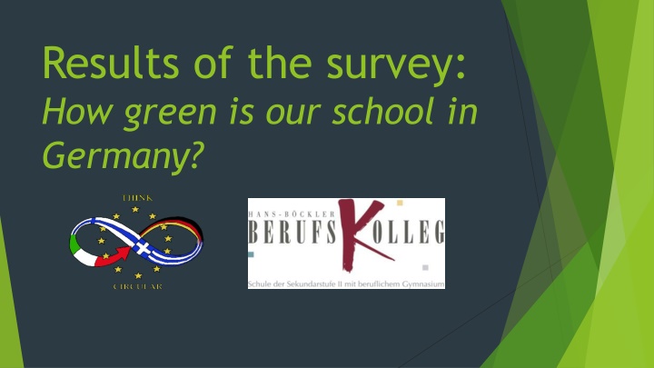 Survey Results: Green Initiatives in a German School