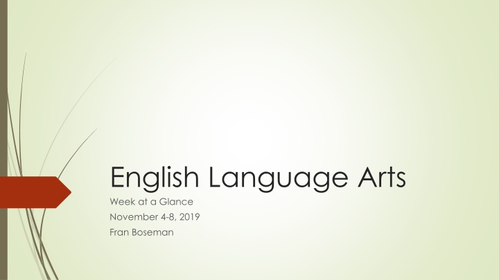 English Language Arts