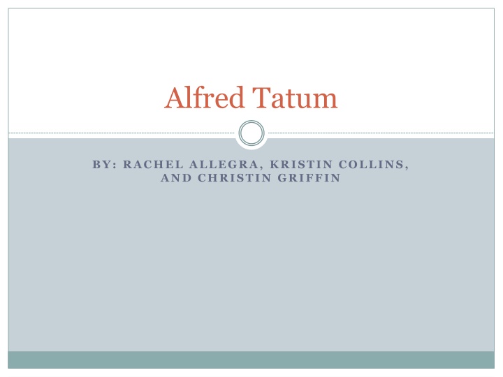 Alfred Tatum