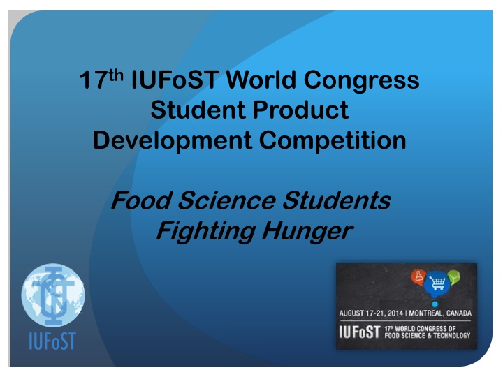 Food Science Students Fighting Hunger Competition