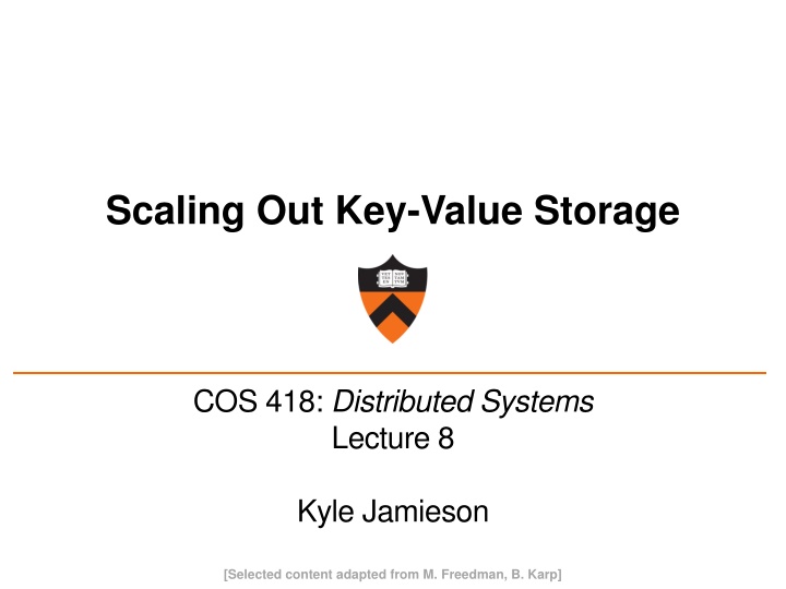 Scaling Out Key-Value Storage