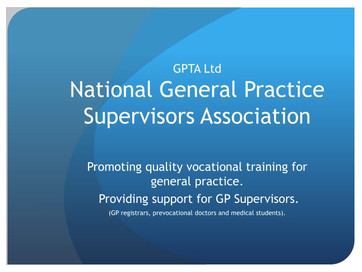 National General Practice  Supervisors Association